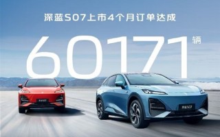 20万内唯一华为高阶智驾SUV！长安深蓝S07四个月订单突破6万大关