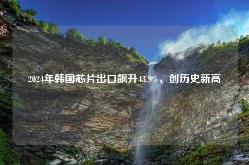 2024年韩国芯片出口飙升43.9%，创历史新高