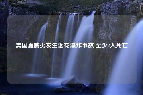 美国夏威夷发生烟花爆炸事故 至少2人死亡