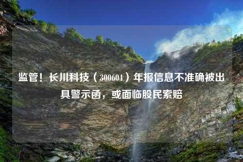 监管！长川科技（300604）年报信息不准确被出具警示函，或面临股民索赔