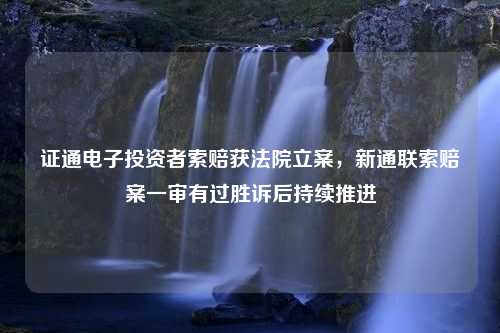 证通电子投资者索赔获法院立案，新通联索赔案一审有过胜诉后持续推进