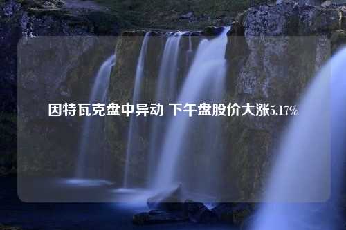 因特瓦克盘中异动 下午盘股价大涨5.17%